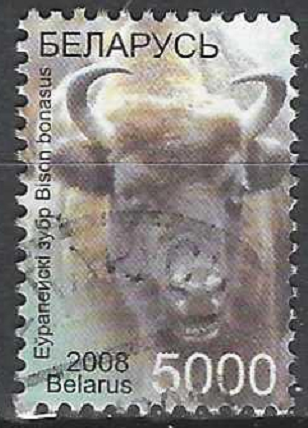 pašto ženklas, Baltarusija. Standartinių pašto ženklų laida. Stumbras