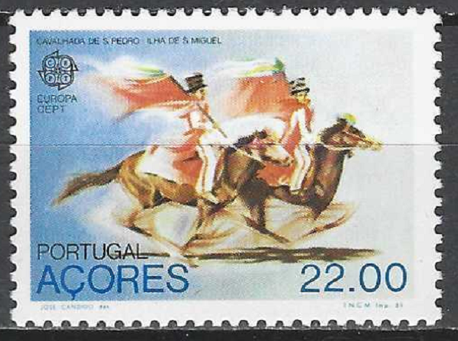 pašto ženklai, Azorai. Europa: Folkloras