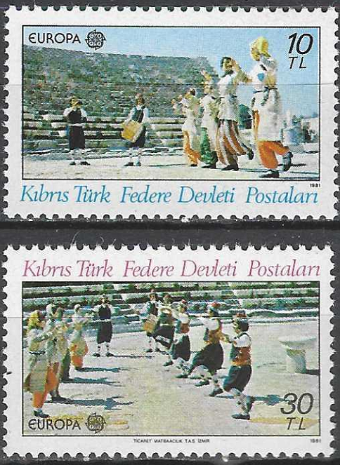 pašto ženklai, Turkijos Kipras. Europa: Folkloras