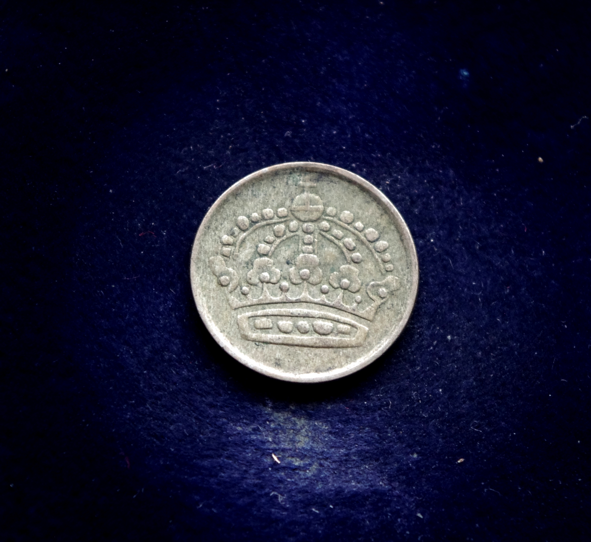 Švedijos 10 erių sidabrinė moneta