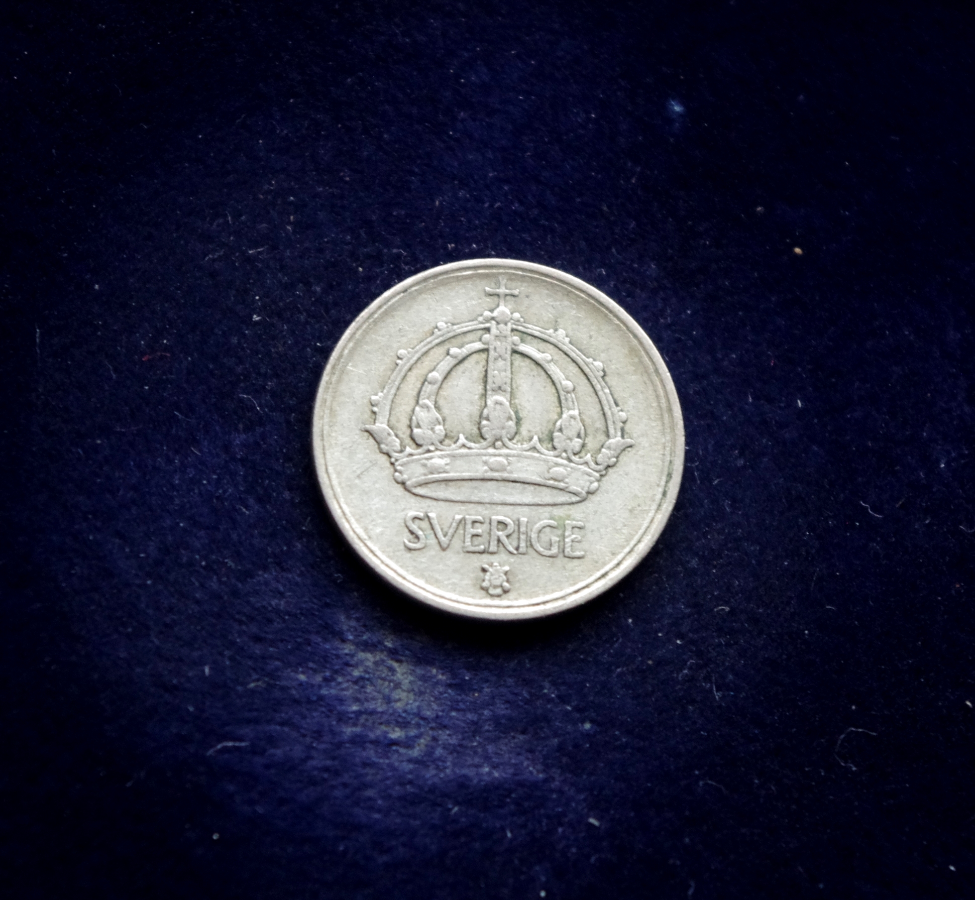 Švedijos 10 erių sidabrinė moneta