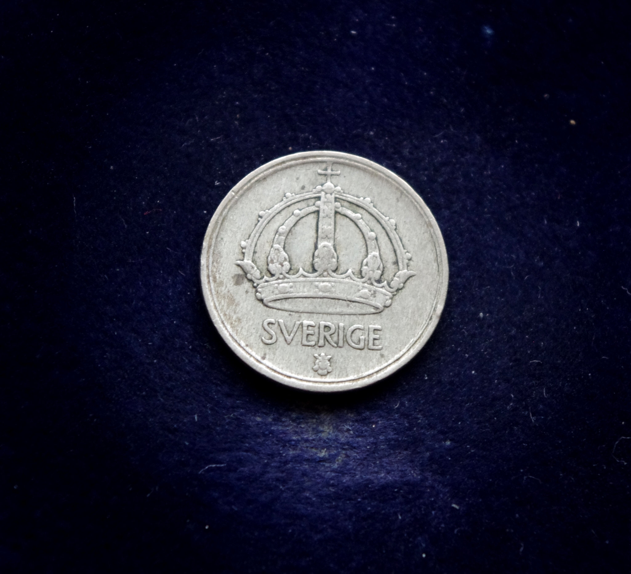 Švedijos 10 erių sidabrinė moneta