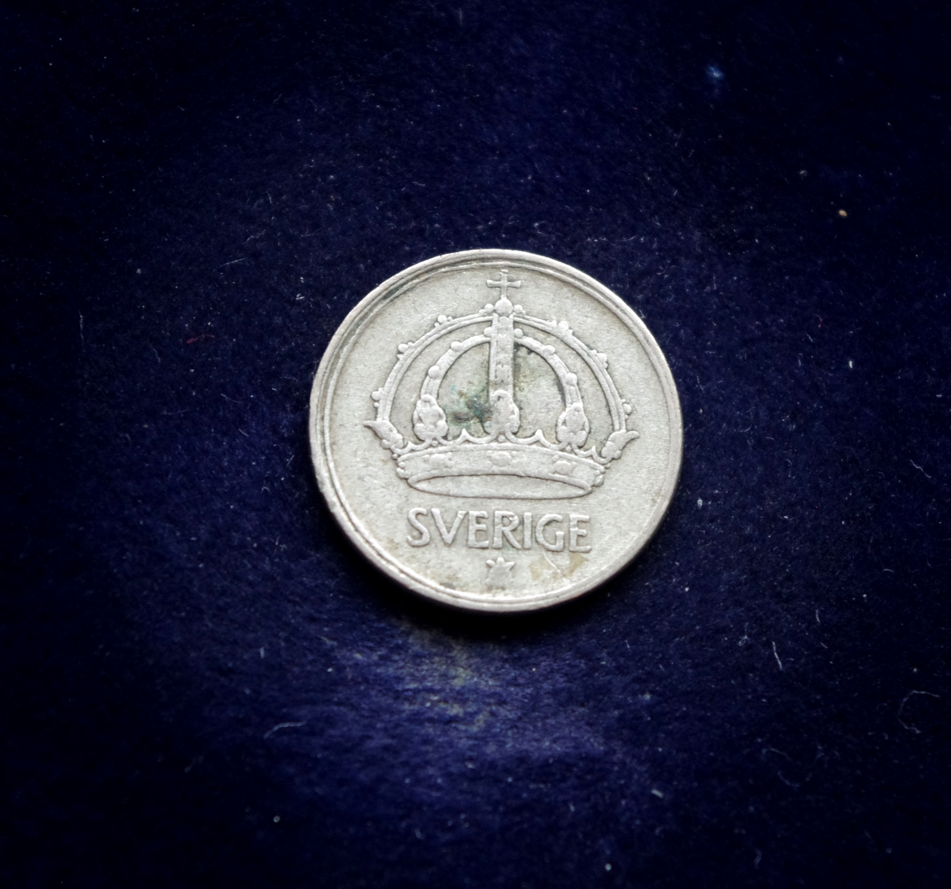 Švedijos 10 erių sidabrinė moneta