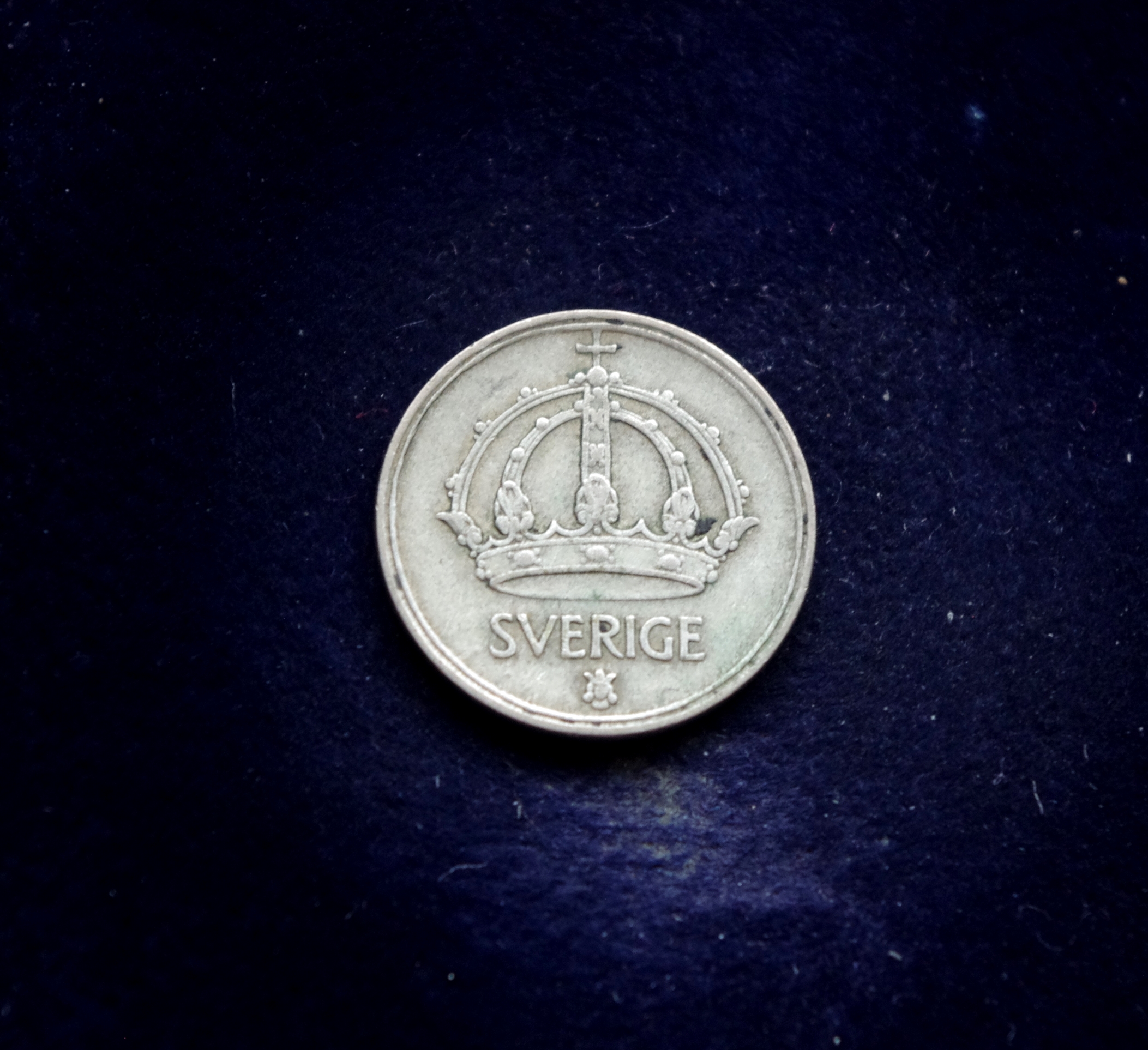 Švedijos 10 erių sidabrinė moneta