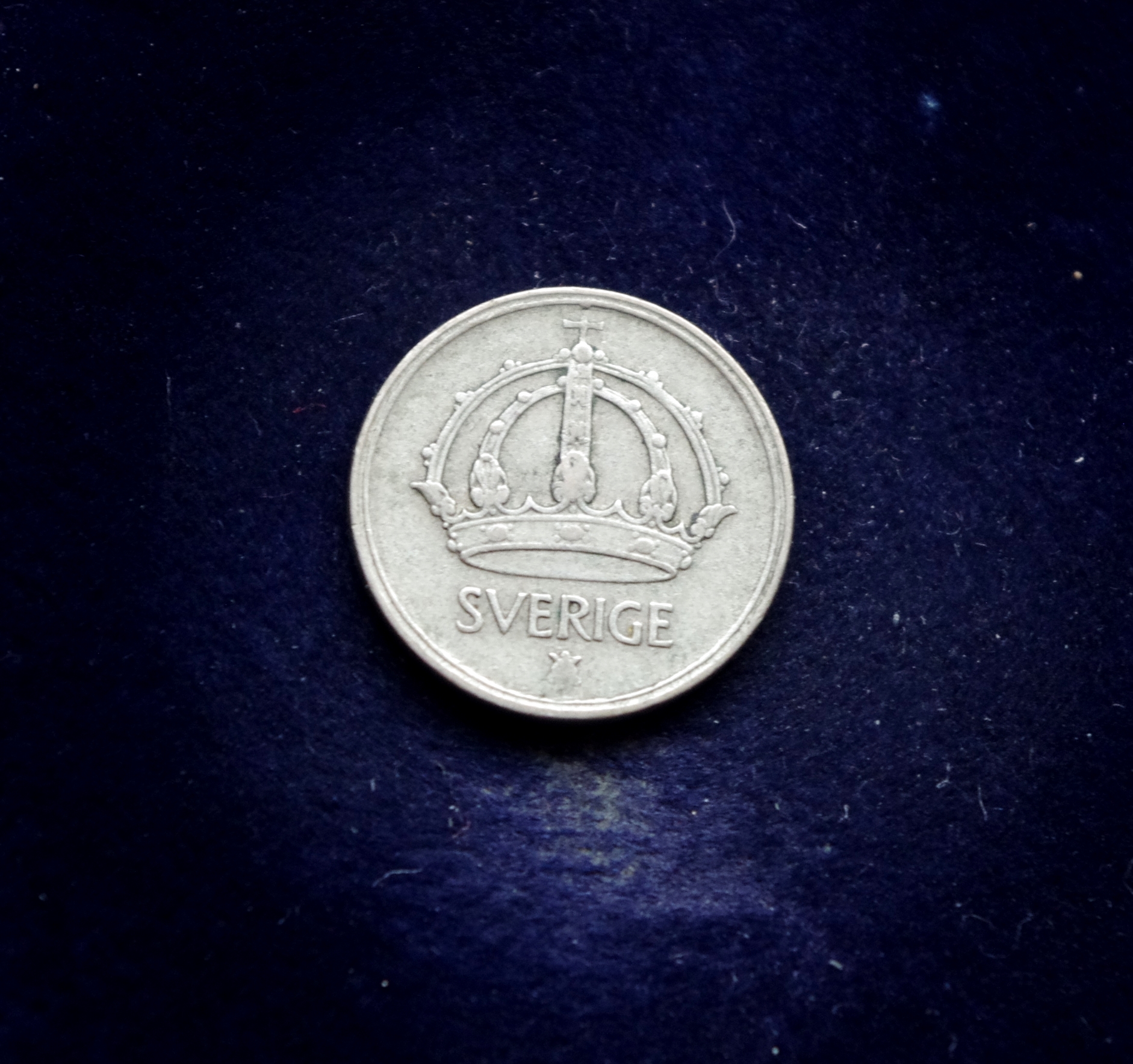 Švedijos 10 erių sidabrinė moneta