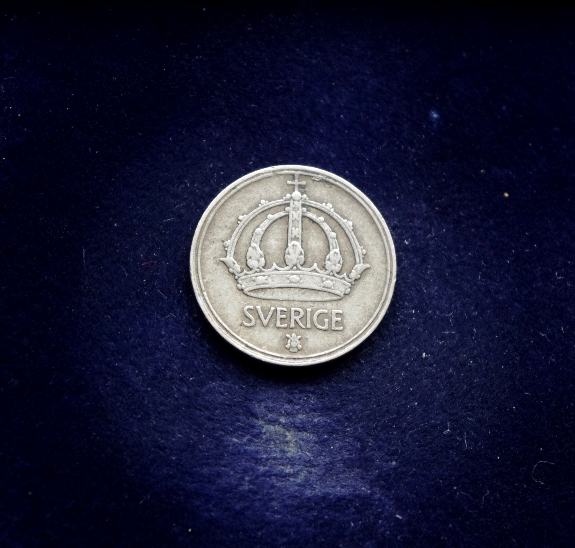 Švedijos 10 erių sidabrinė moneta
