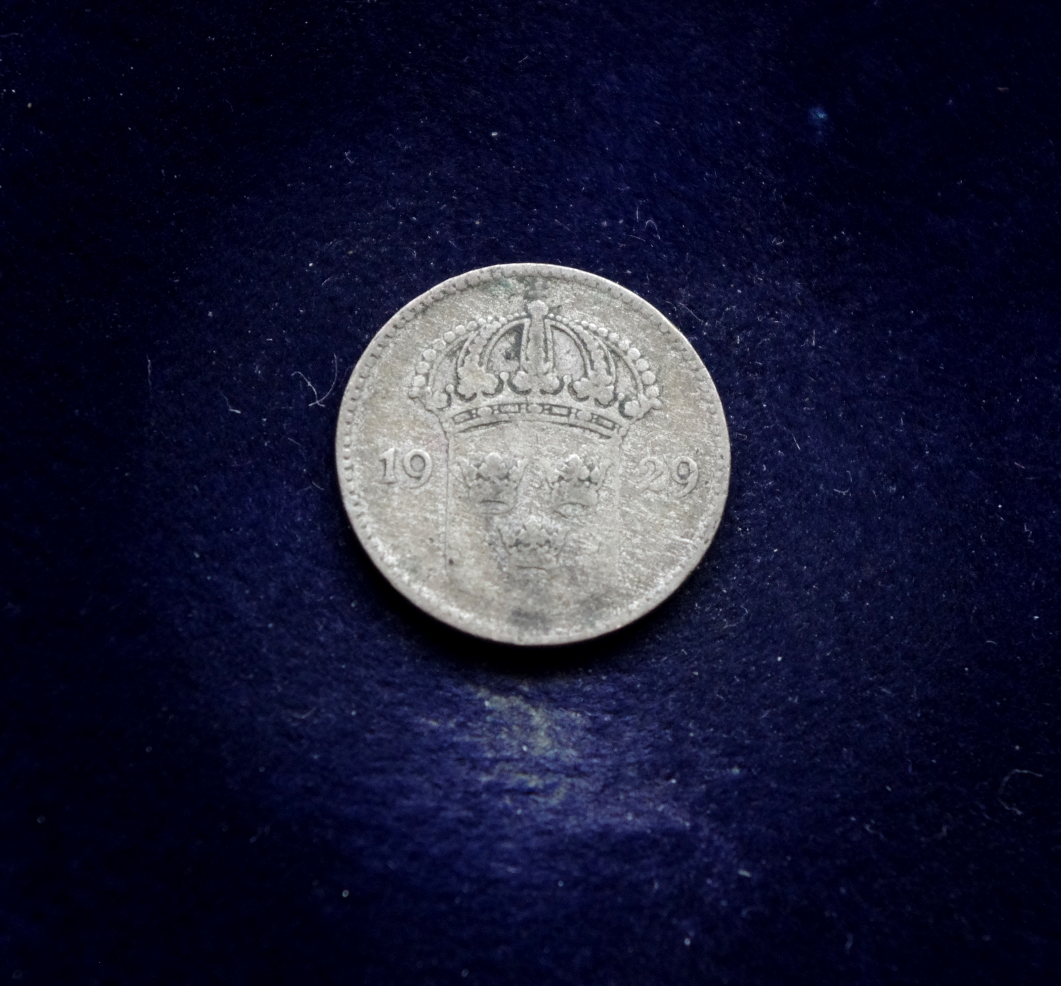 Švedijos 10 erių sidabrinė moneta