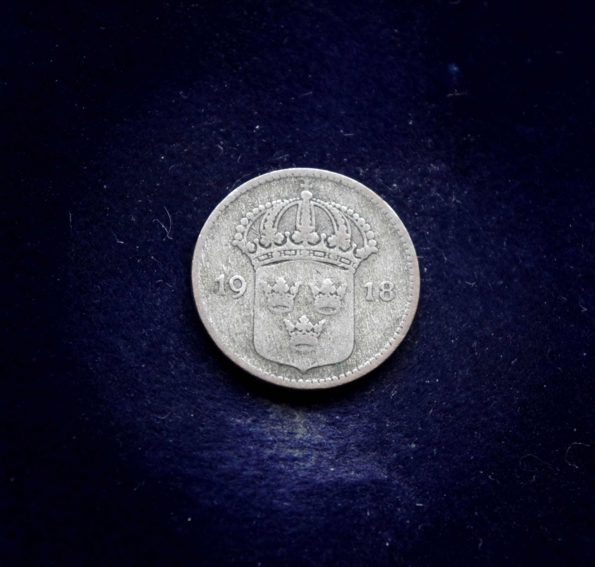 Švedijos 10 erių sidabrinė moneta