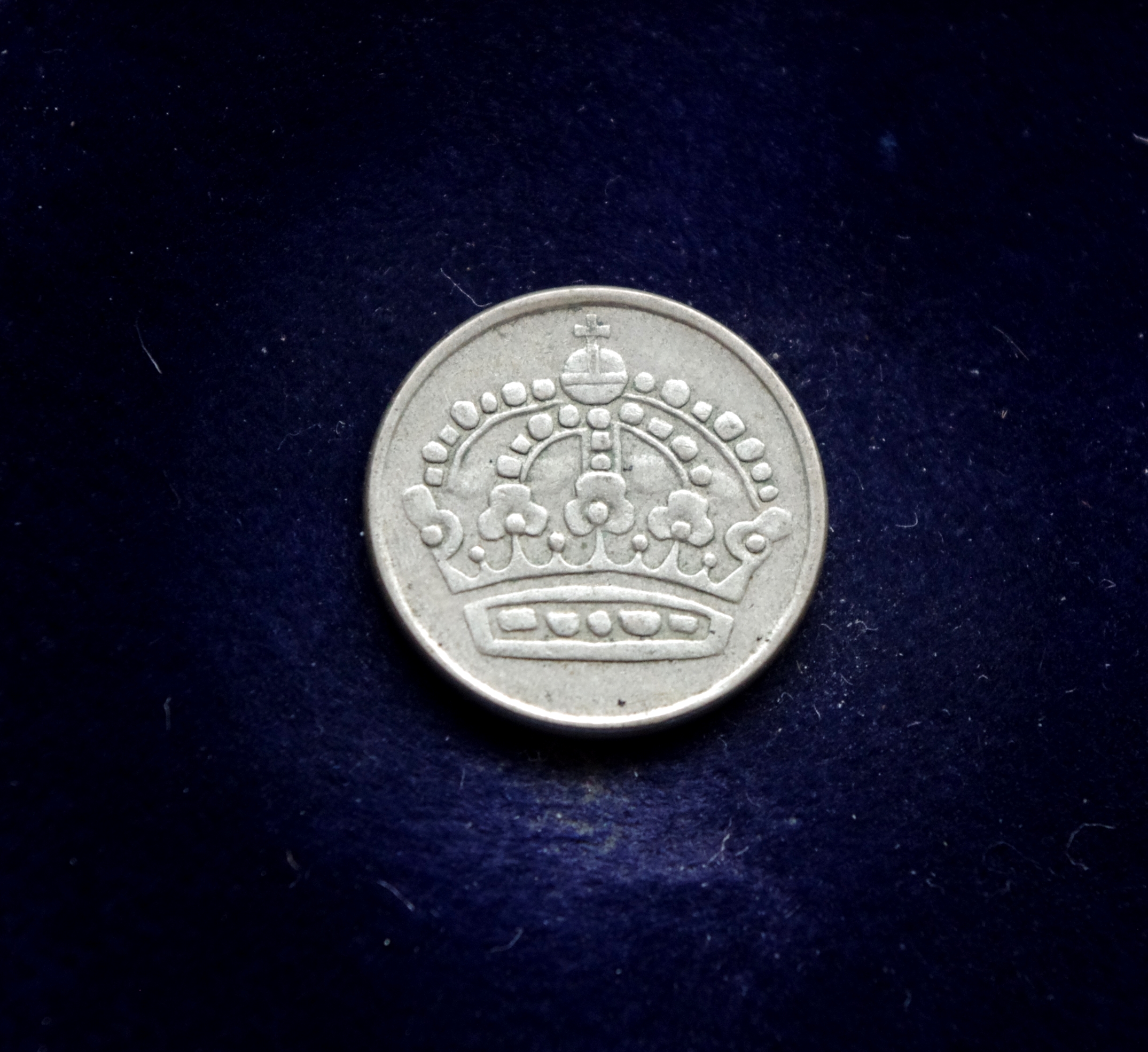 Švedijos 25 erių sidabrinė moneta