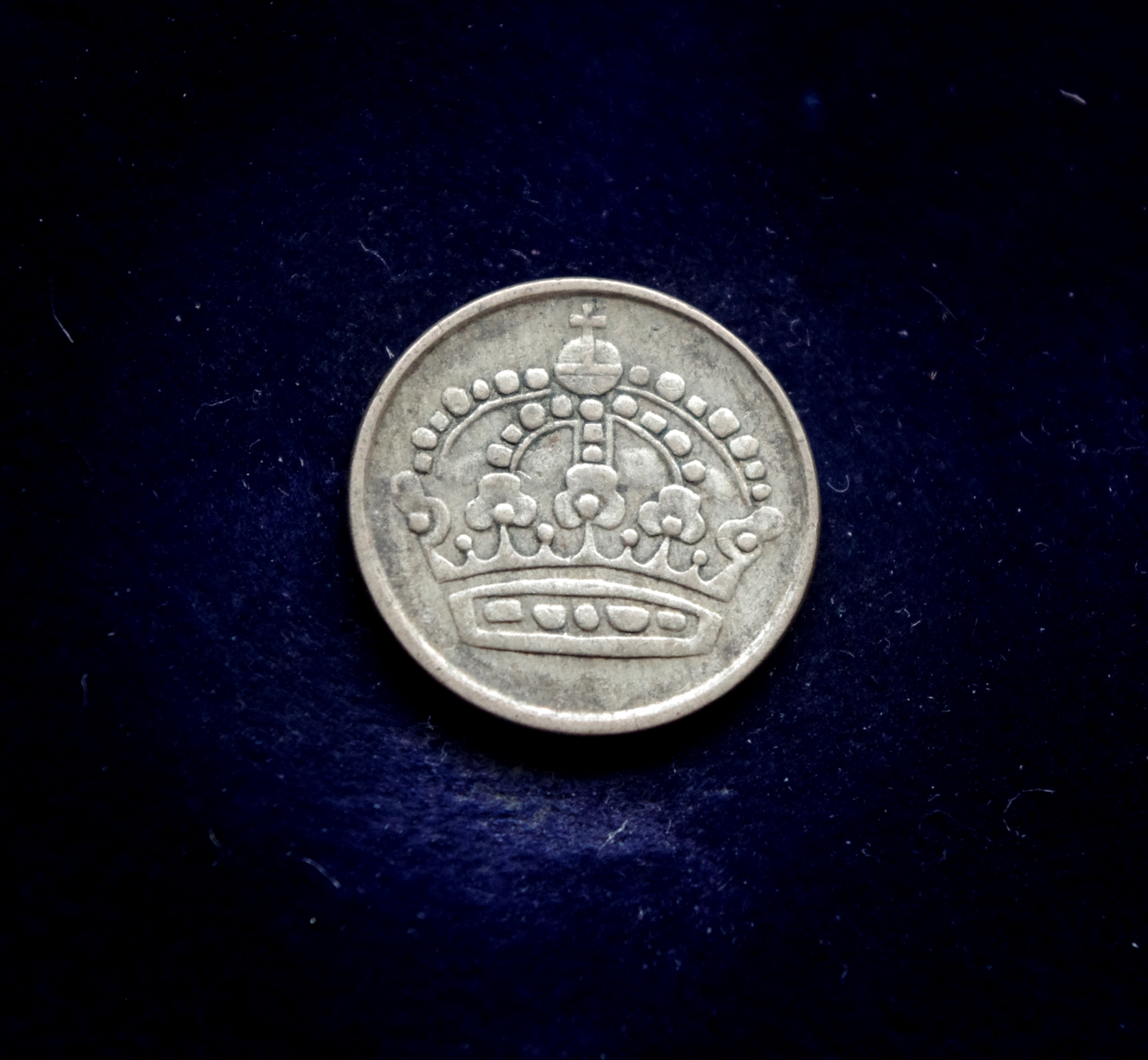 Švedijos 25 erių sidabrinė moneta