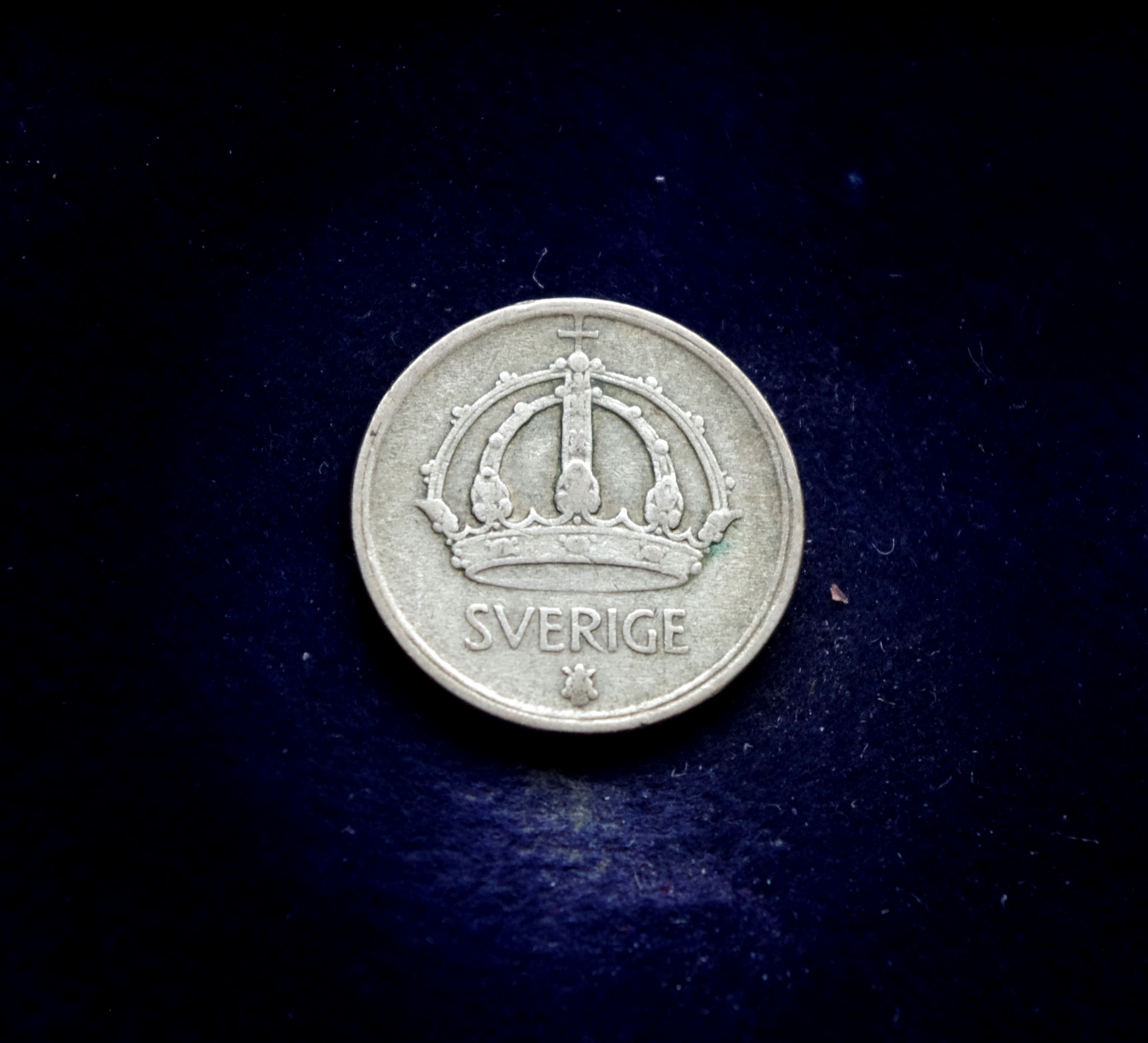 Švedijos 25 erių sidabrinė moneta