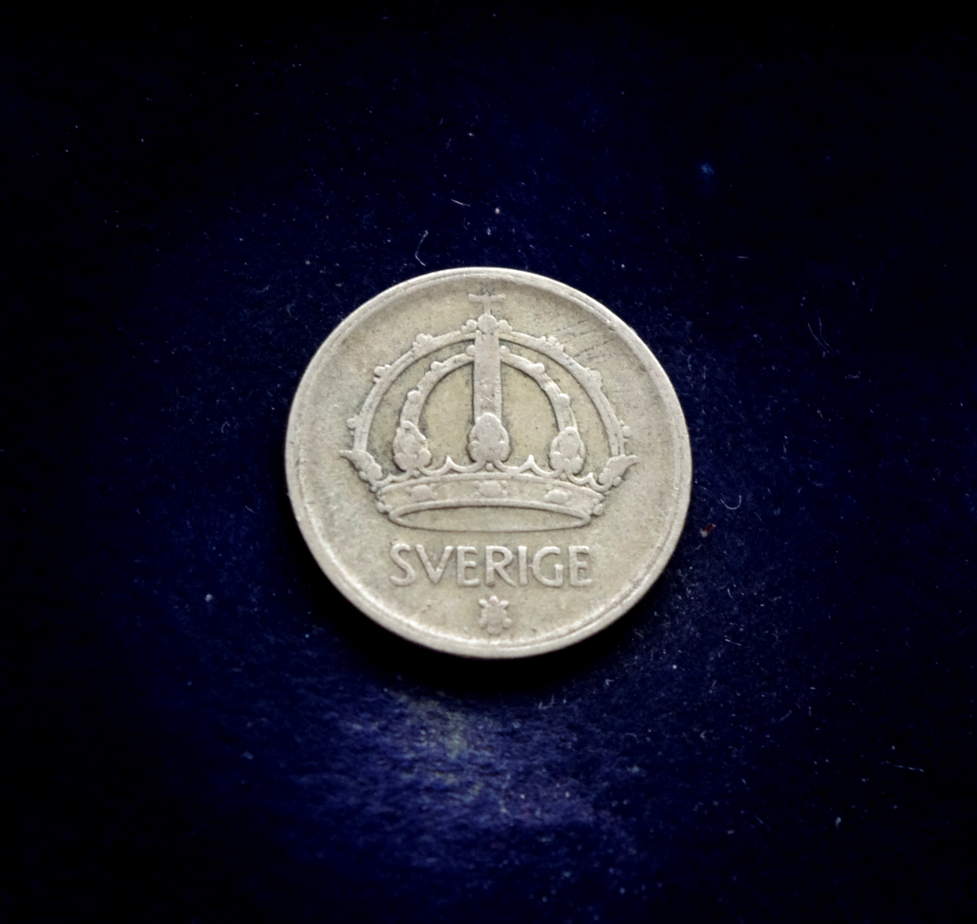 Švedijos 25 erių sidabrinė moneta