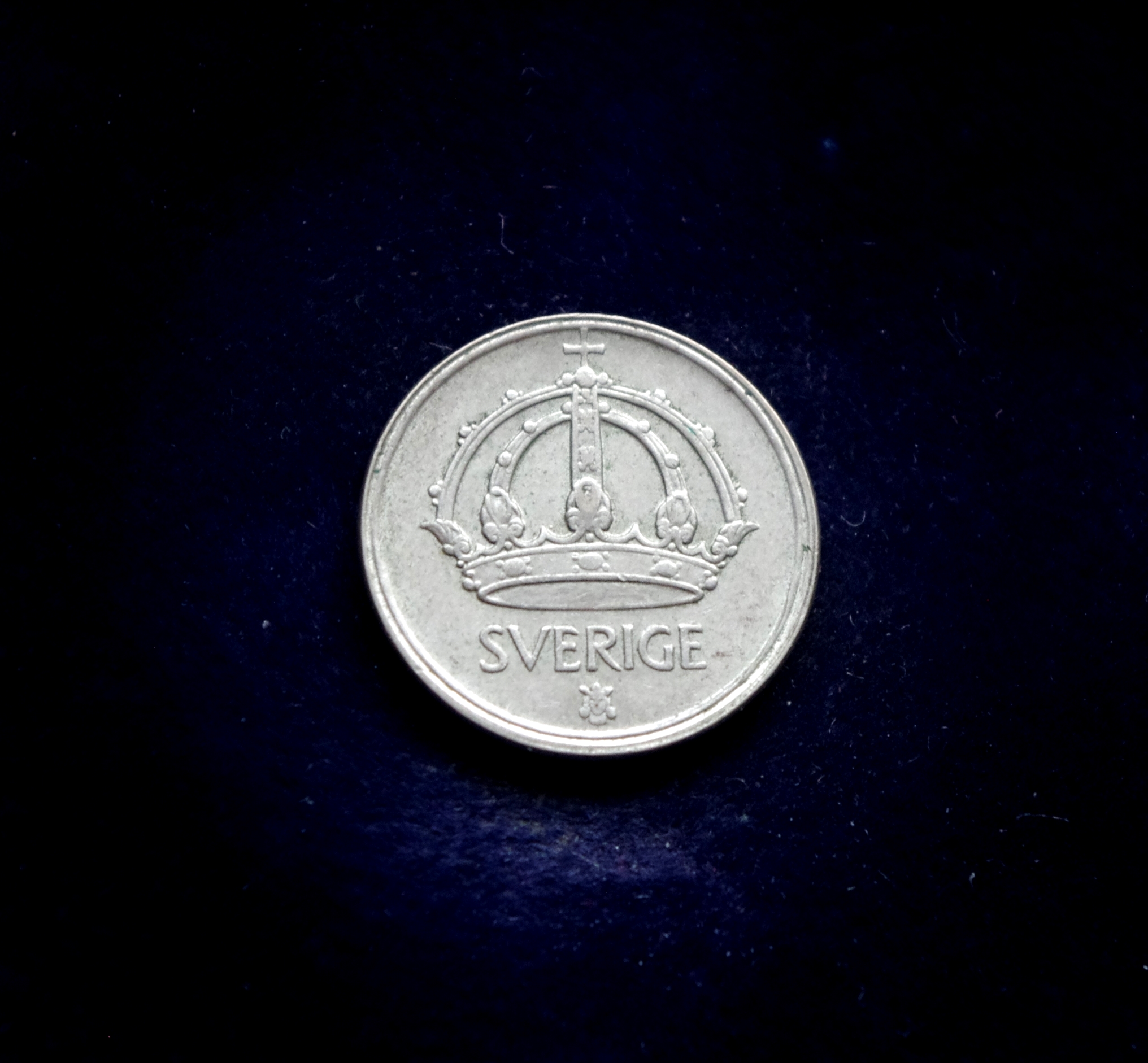 Švedijos 25 erių sidabrinė moneta