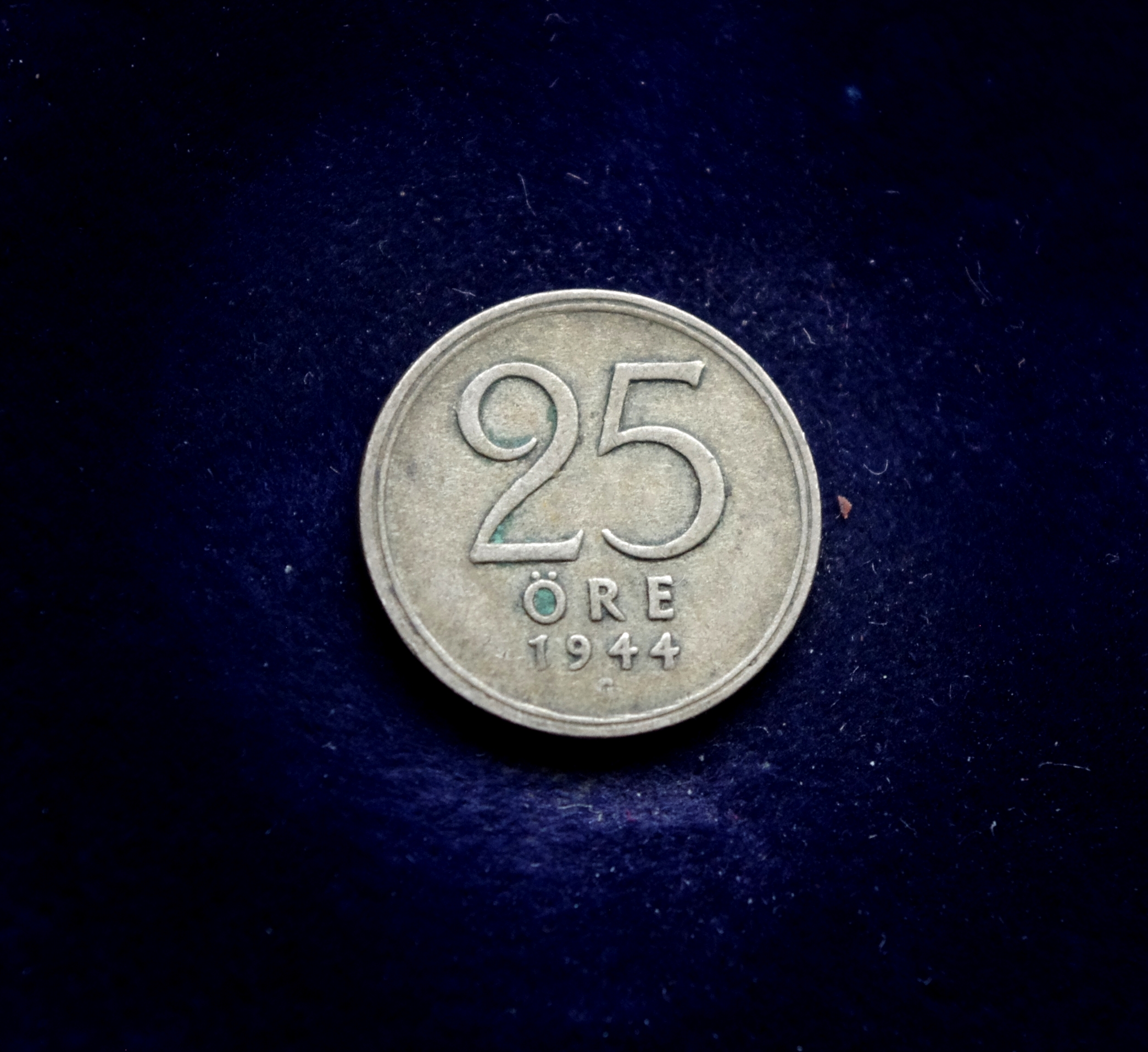 IMGP3166 Švedijos 25 erių sidabrinė moneta