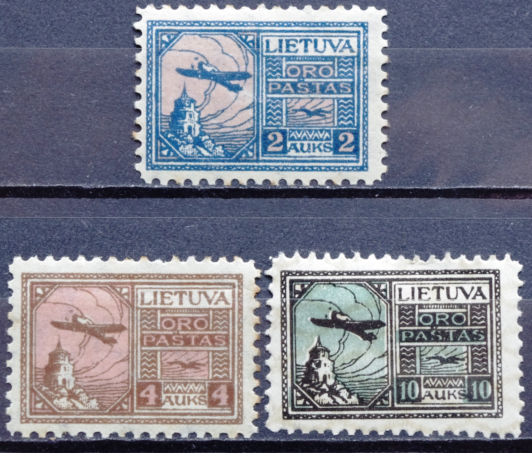 Tarpukario Lietuvos pašto ženklai. Ketvirtoji oro pašto laida