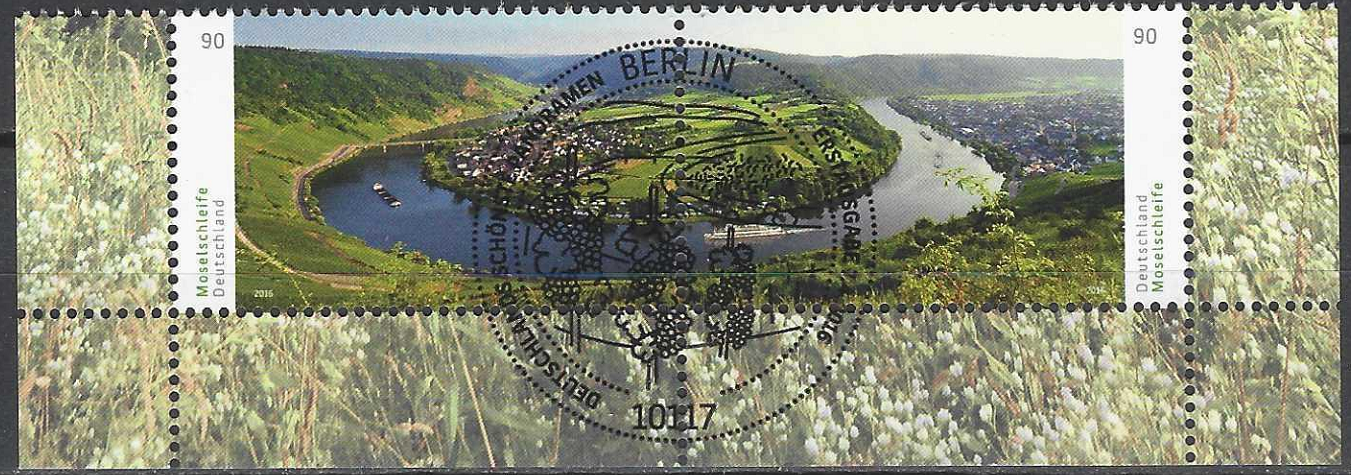 pašto ženklai, Vokietija. Gražiausios Vokietijos panoramos