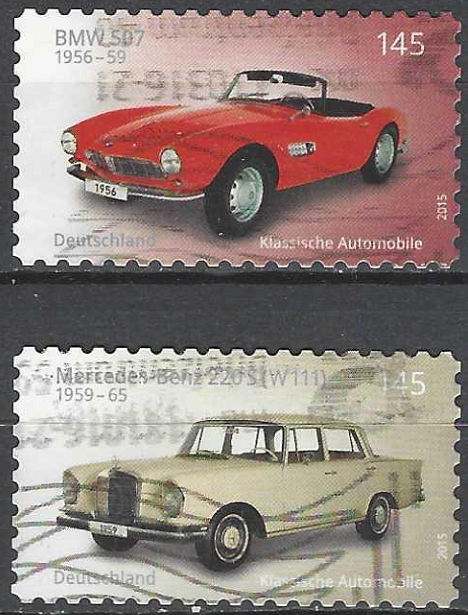 pašto ženklai, Vokietija. Klasikiniai vokiški automobiliai (II)