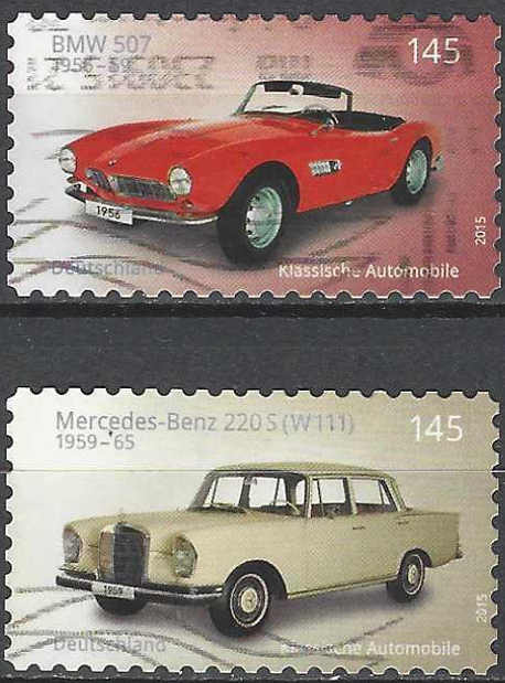 pašto ženklai, Vokietija. Klasikiniai vokiški automobiliai (II)