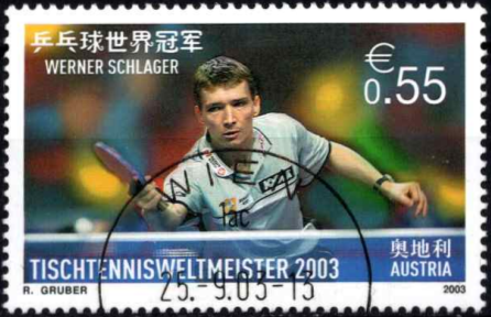 Verneris Šlageris – pasaulio stalo teniso čempionato Paryžiuje nugalėtojas