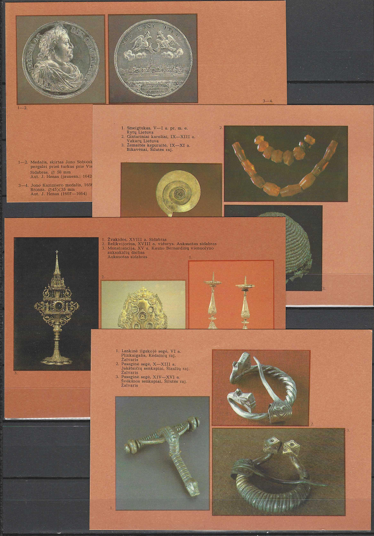 Atvirukai. Serija "Lietuvos kultūra", Iš LTSR istorijos ir etnografijos rinkinių