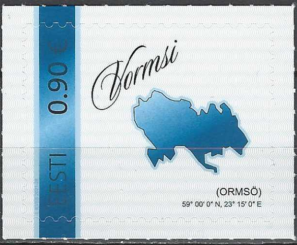 pašto ženklas, Estija. Vormsi sala