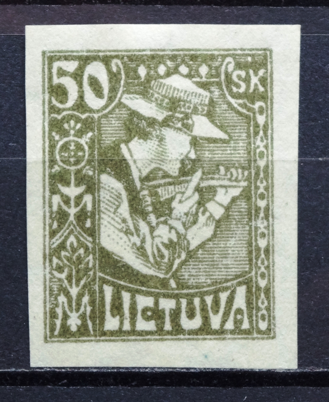 Tarpukario Lietuvos pašto ženklai. Pirmoji standartinių pašto ženklų laida.