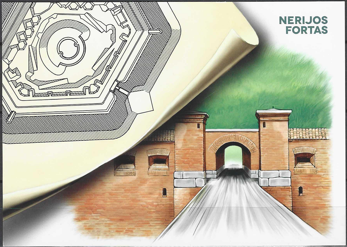 ženklinis atvirlaiškis, Lietuva, Neringos fortas