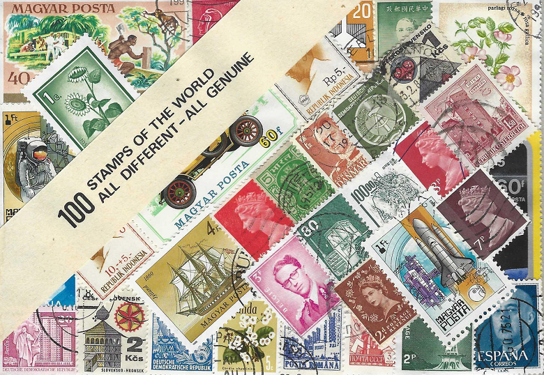 Pasaulio pašto ženklų pakuotė