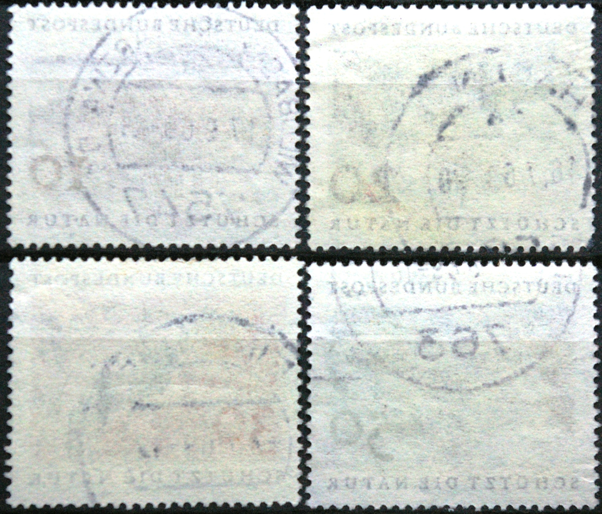 pašto ženklai, Vokietija. Europos gamtos apsaugos metai