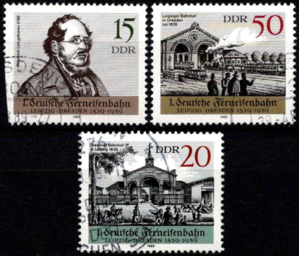 150 m. pirmojo vokiečių tolimojo susisiekimo geležinkelio (Leipcigas-Drezdenas) atidarymui; 200-osios Frydricho Listo gimimo metinės