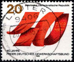 40 m. Laisvosios Vokietijos profesinių sąjungų federacijai (FDGB)