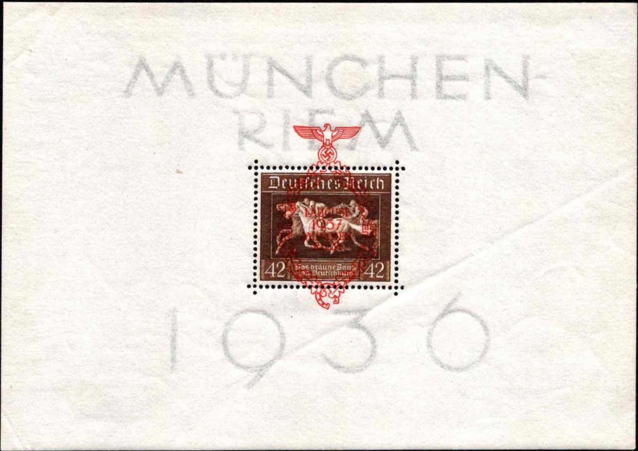 Miuncheno lenktynės risčia "Rudojo kaspino" prizui laimėti (raudonas perspaudas)