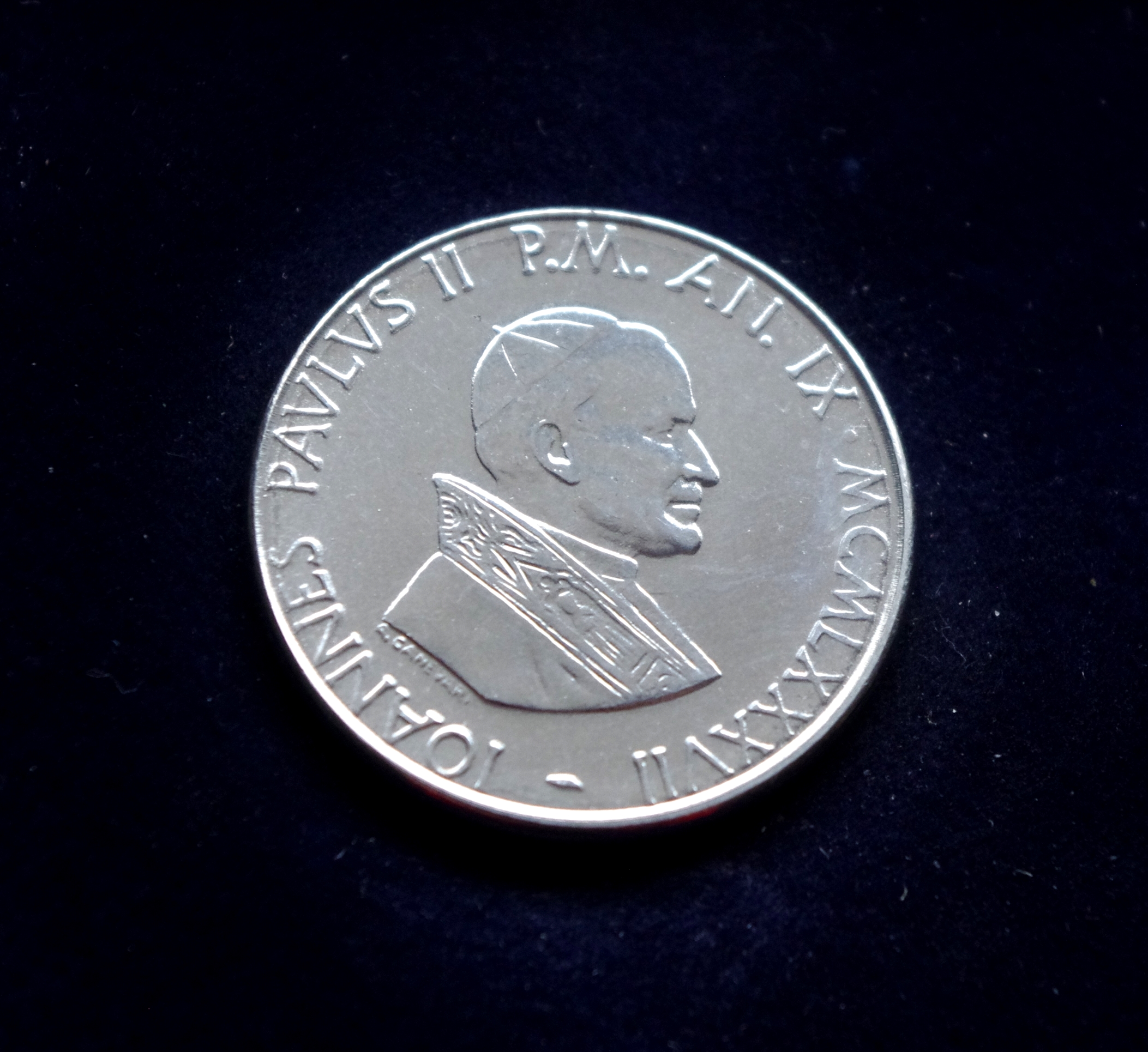 Vatikano 50 lirų moneta