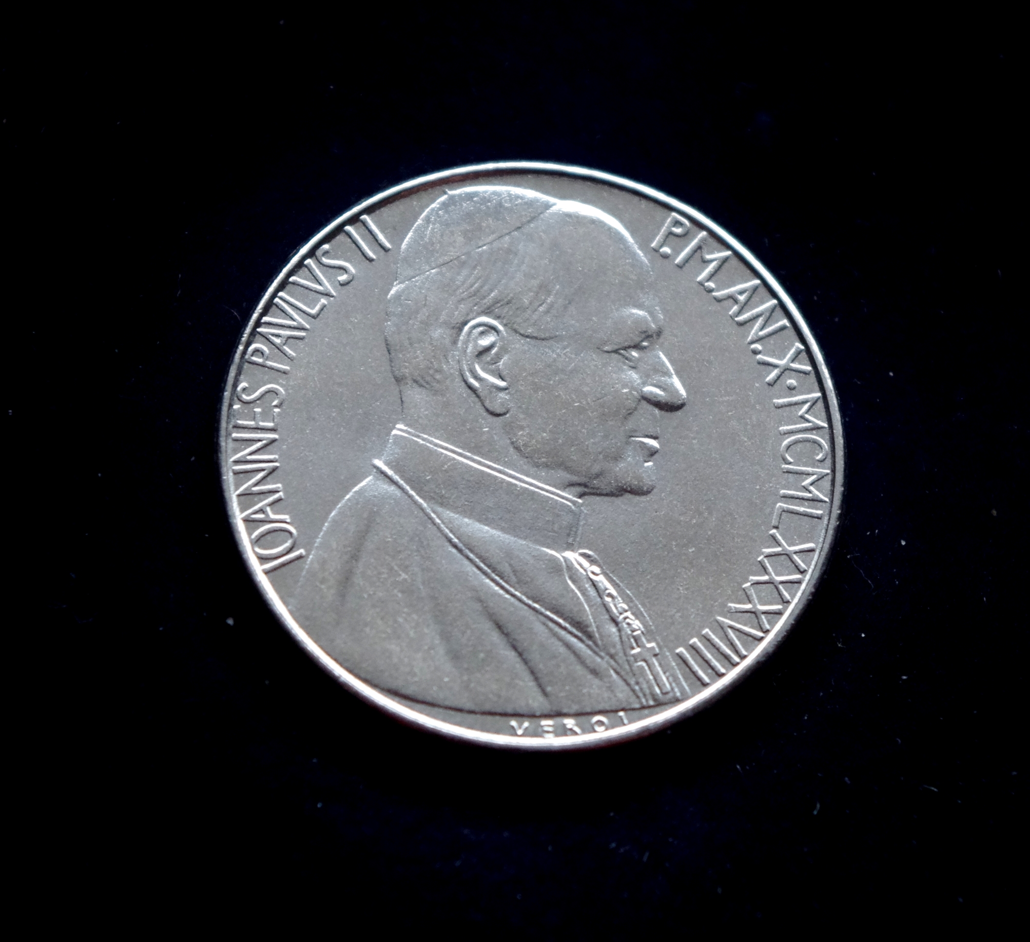 Vatikano 50 lirų moneta