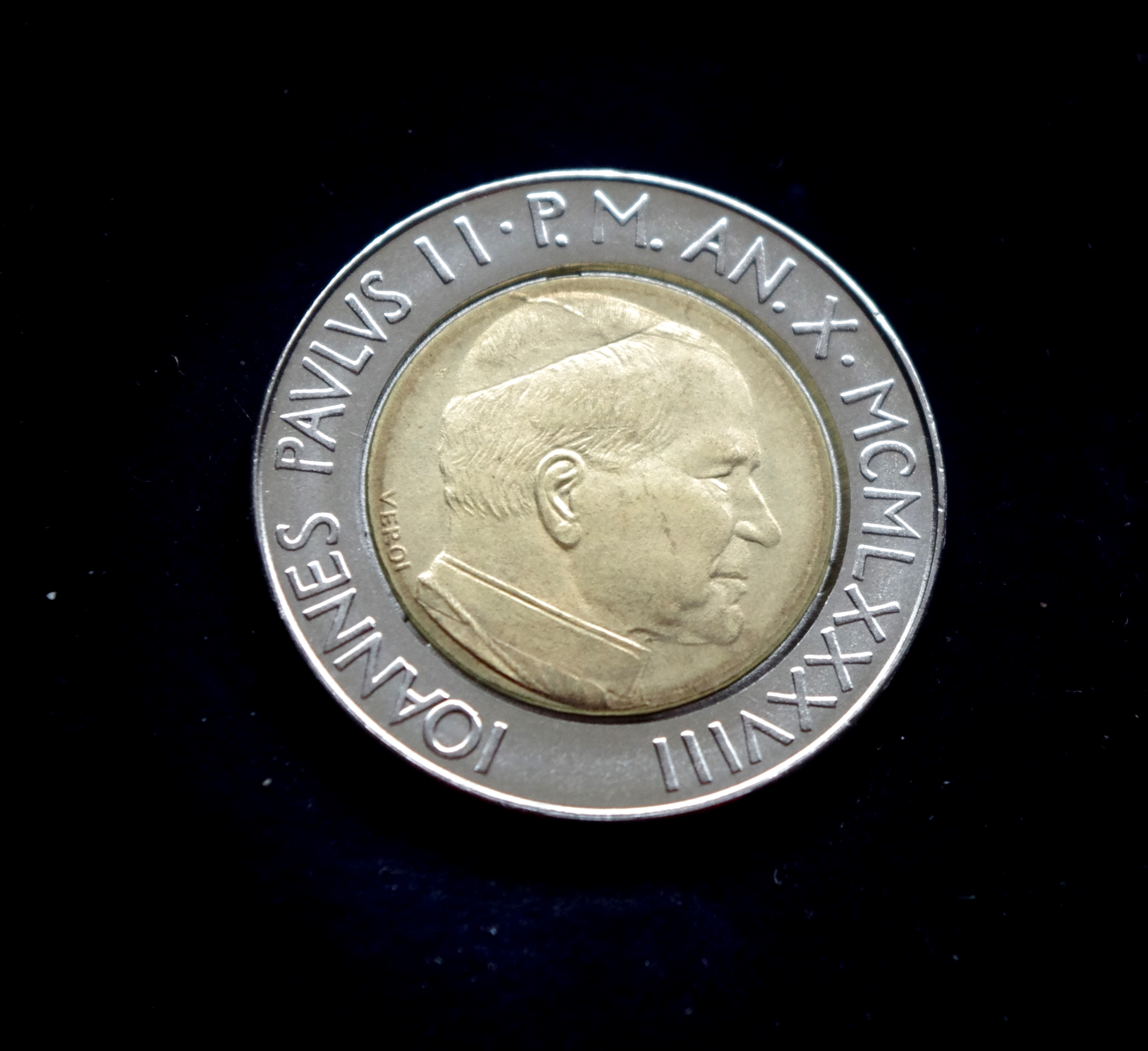 Vatikano 500 lirų moneta