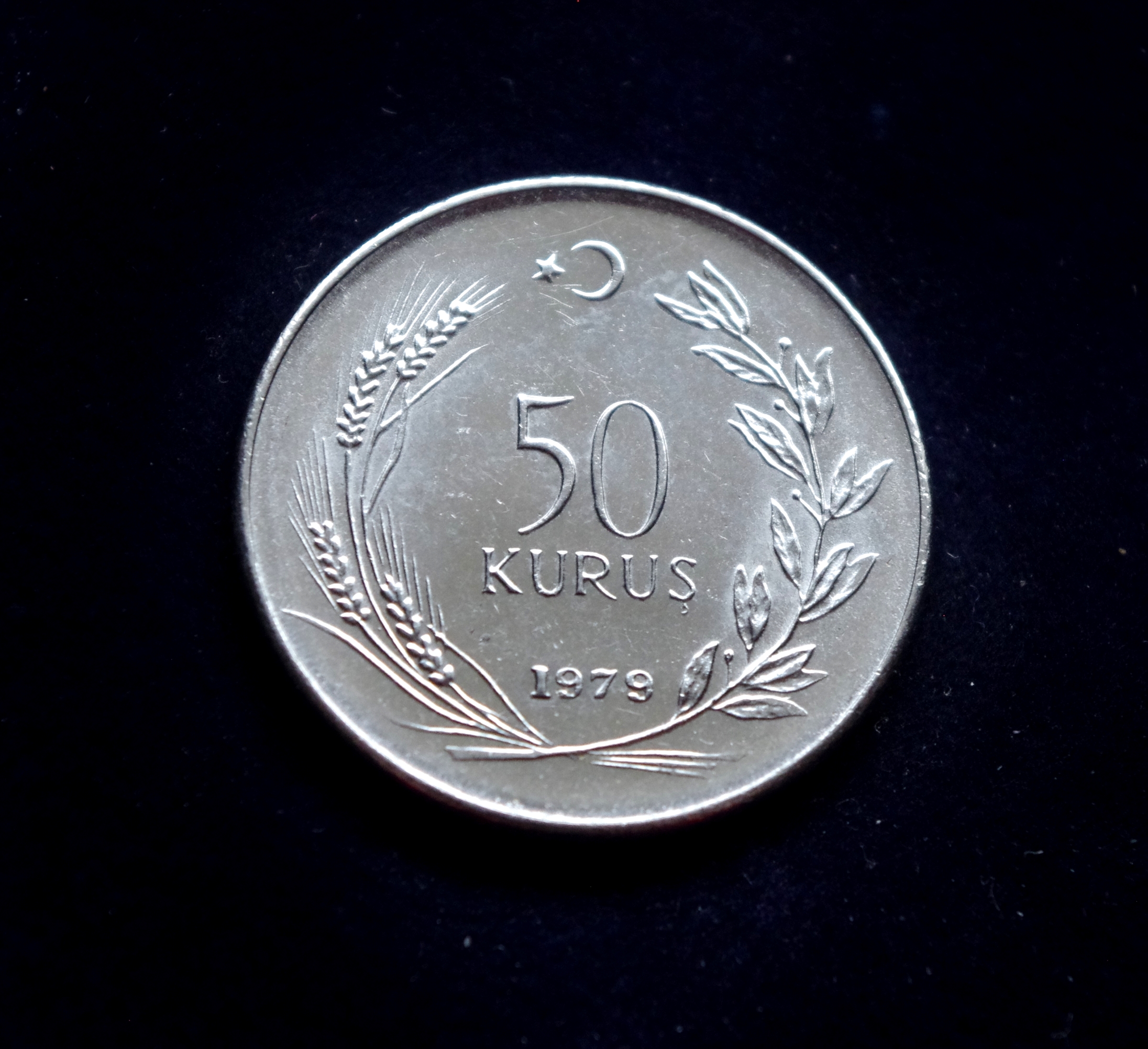 Turkijos 50 kurušų moneta