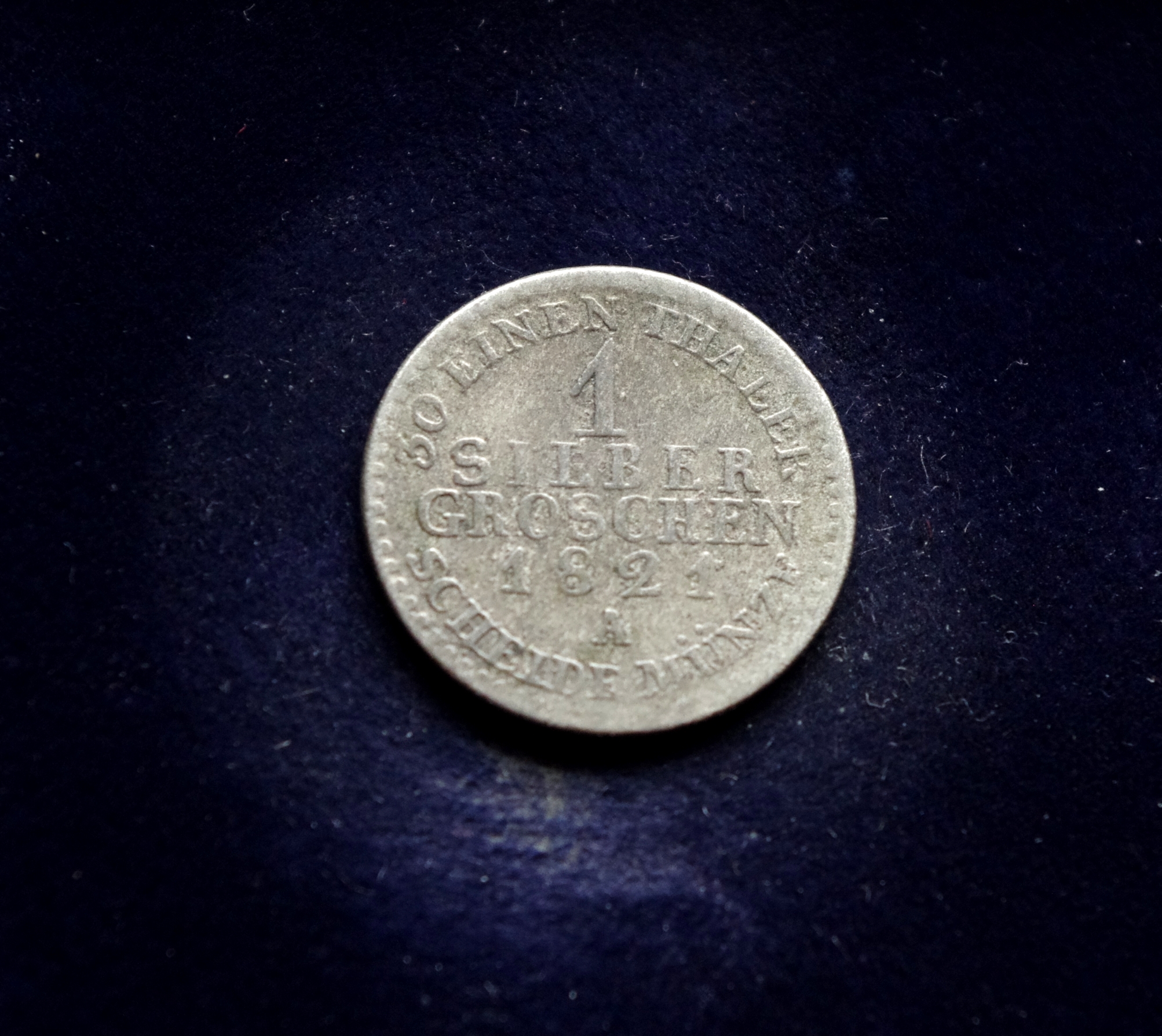 Prūsijos 1 sidabrinio grašio moneta