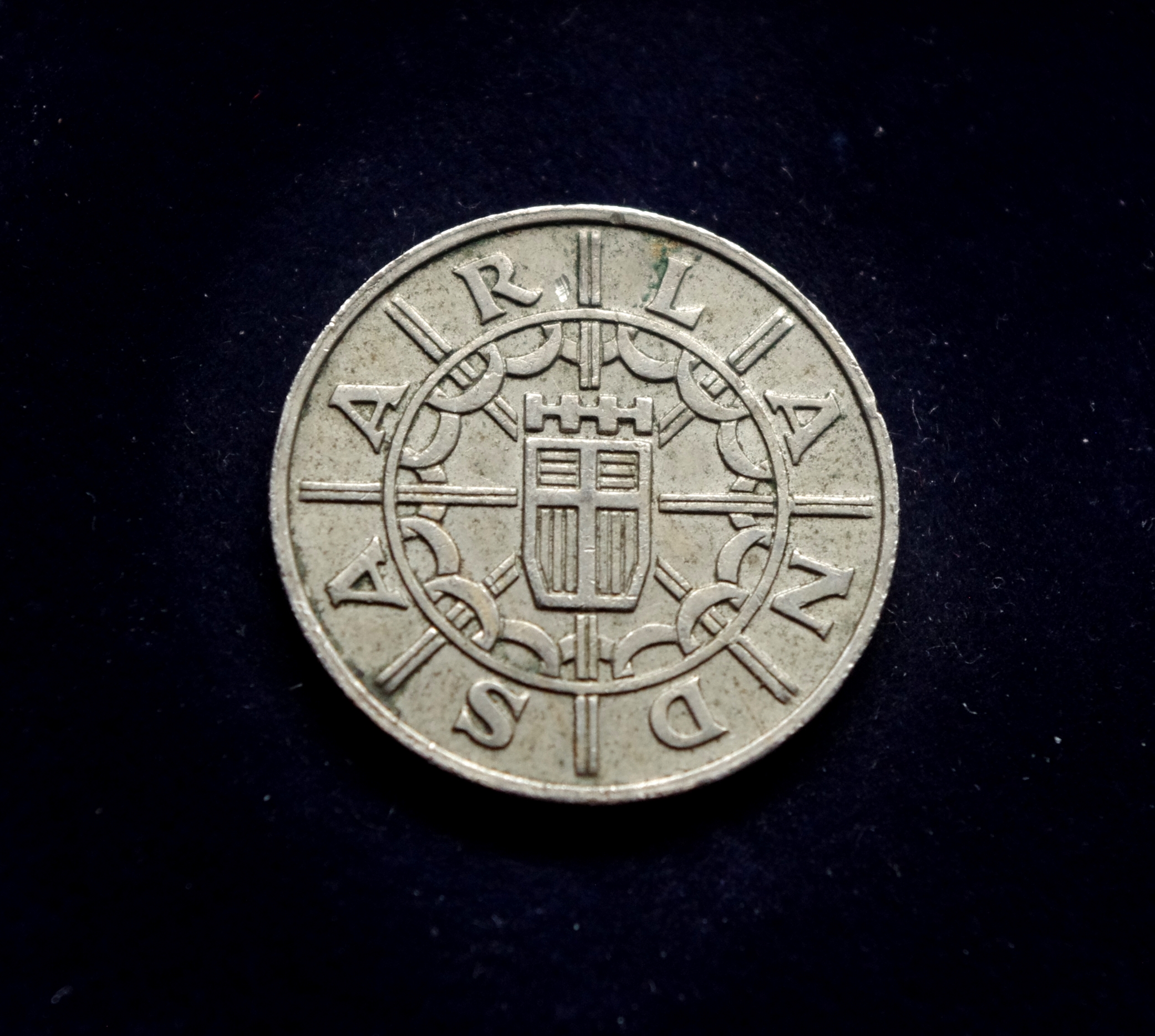 Vokietijos Saro žemių 100 frankų moneta