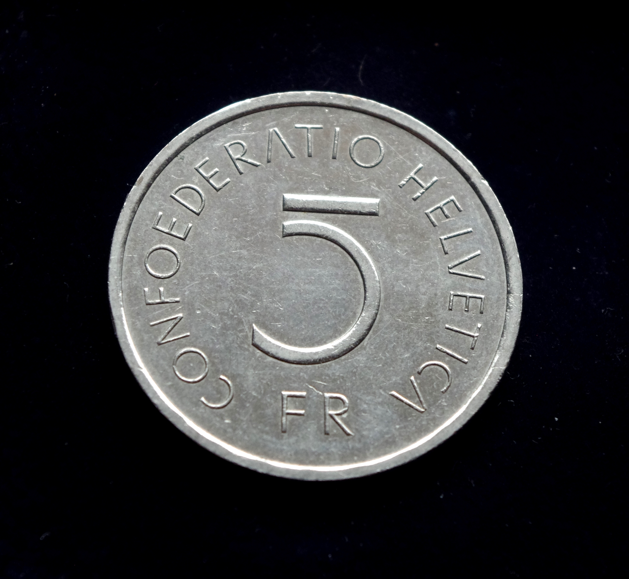 Šveicarijos 5 frankų proginė moneta. 500-osios Morato mūšio metinės