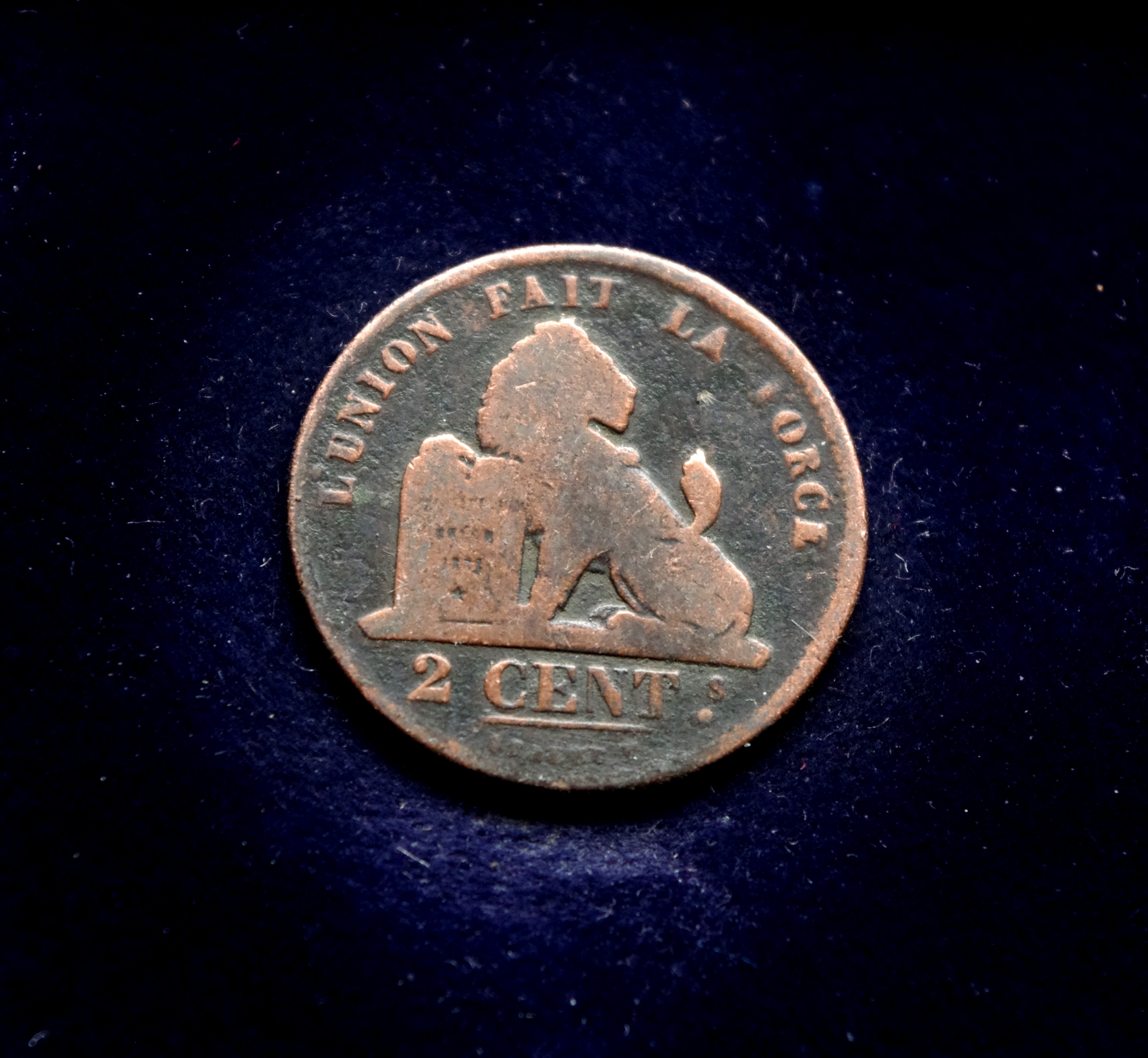 Belgijos 2 santimų moneta