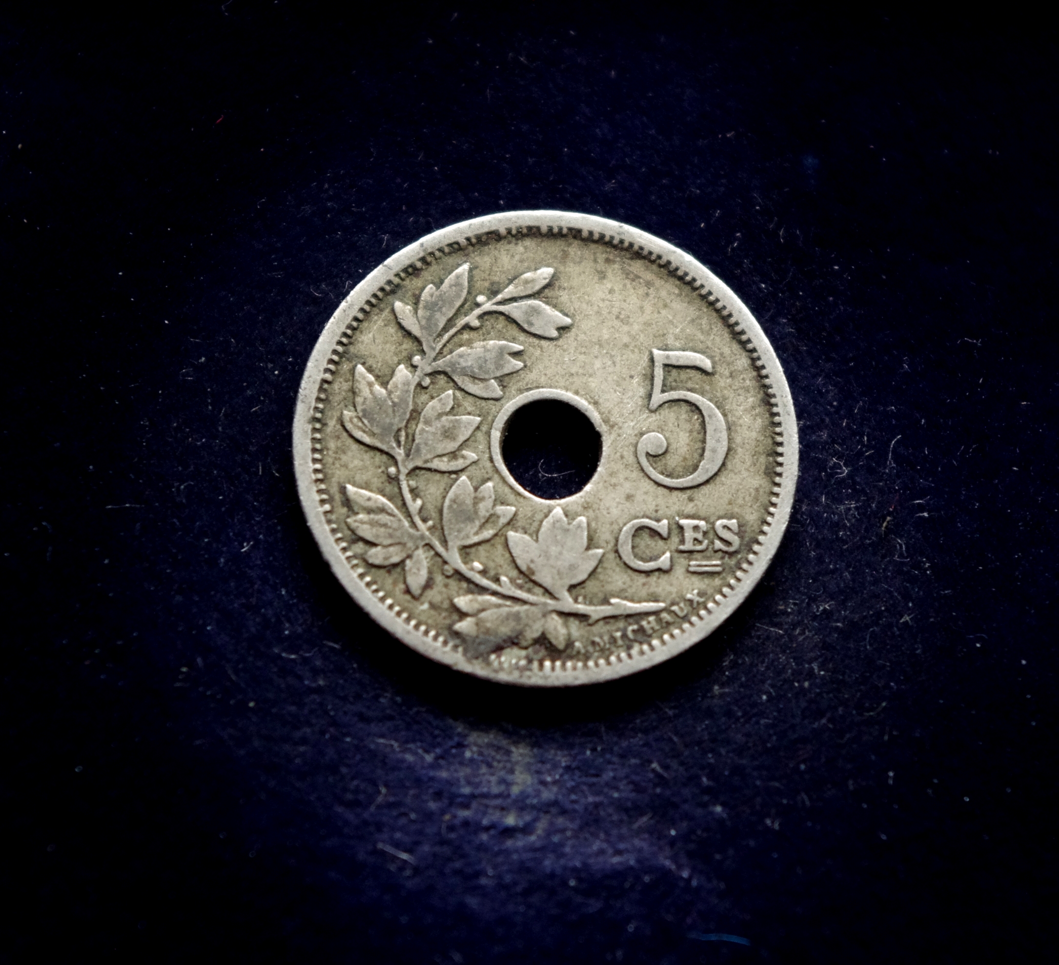 Belgijos 5 santimų moneta