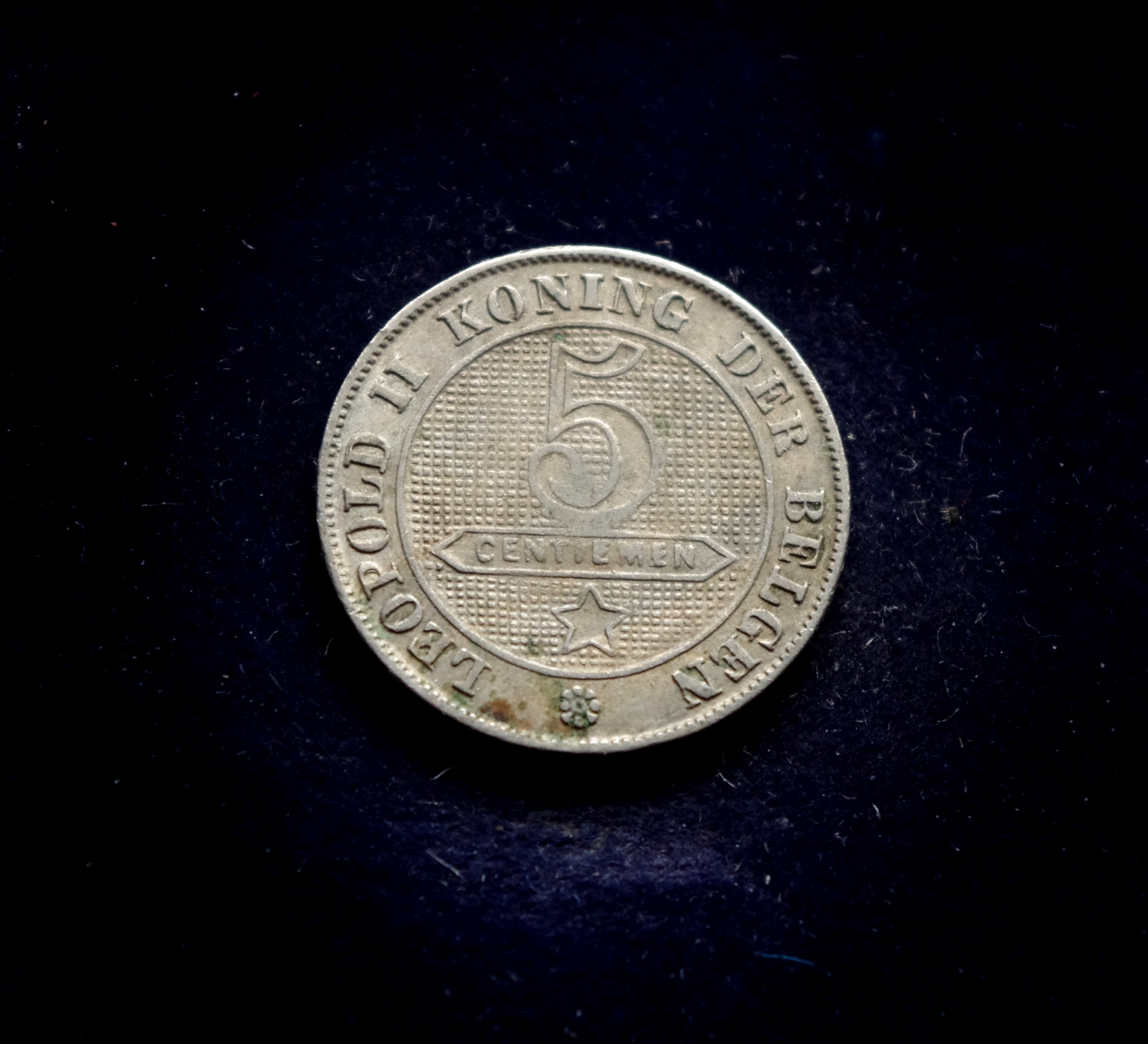 Belgijos 5 santimų moneta