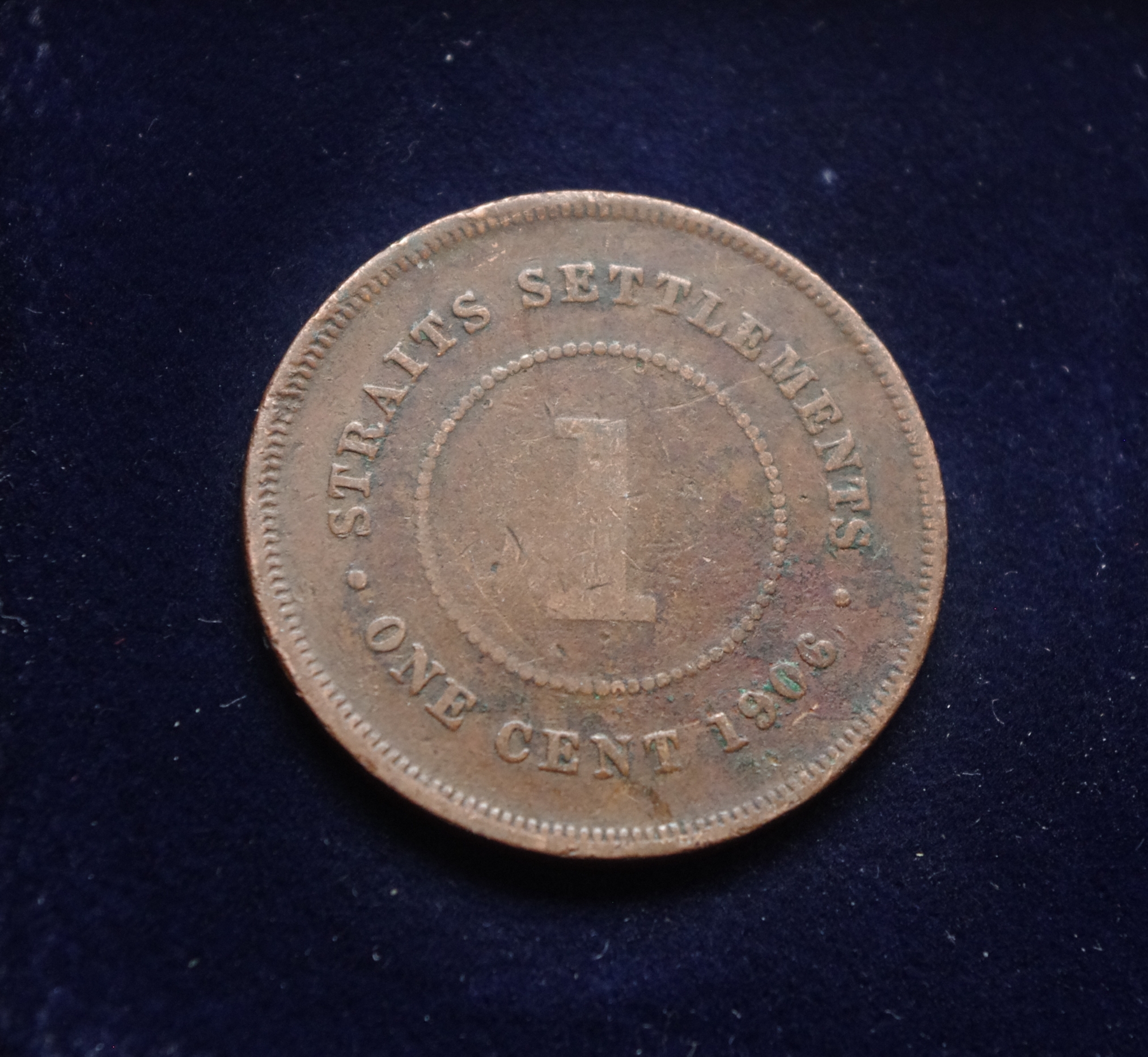Sąsiaurio gyvenvietės 1 cento moneta