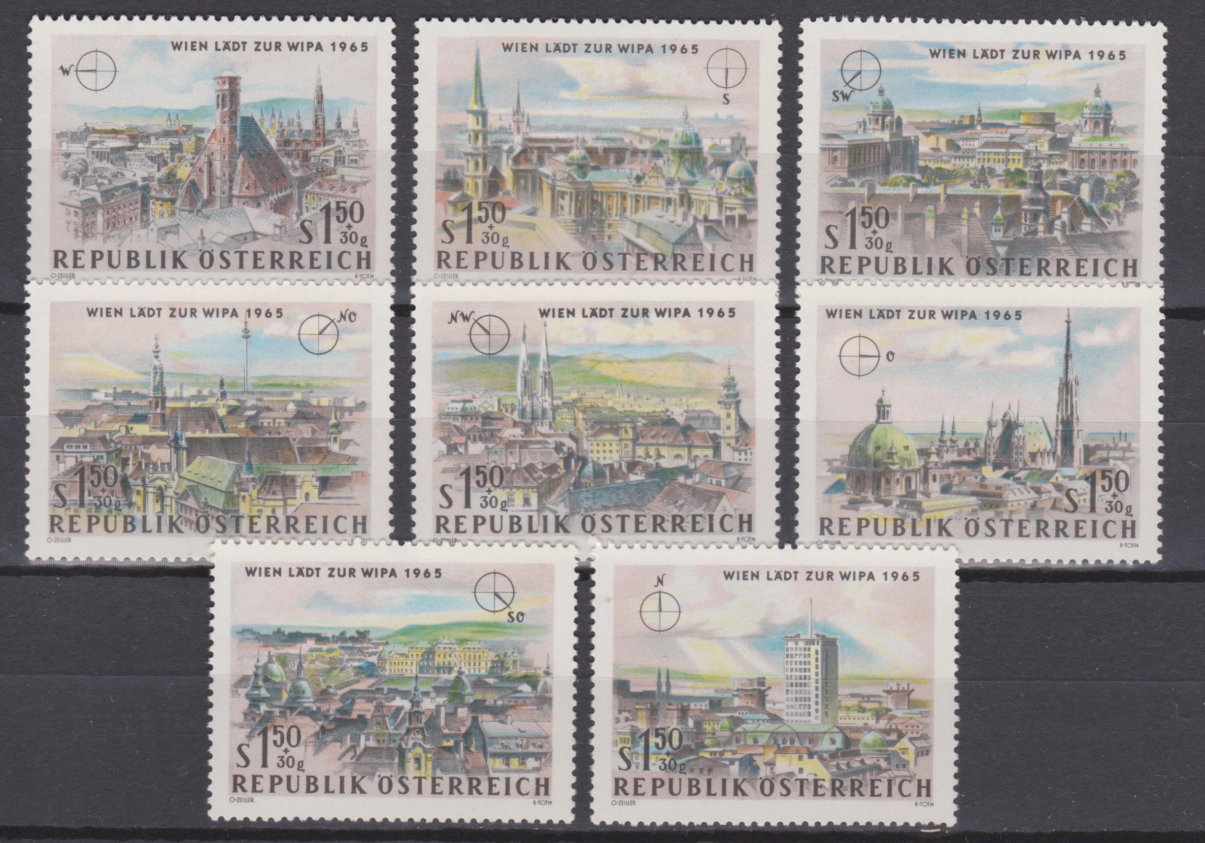 Austrija, pilna serija, MiNr 1164-1171 MNH**