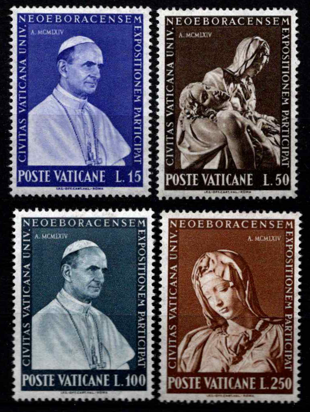 Vatikanas, pilna serija, MiNr 450-453 MNH**