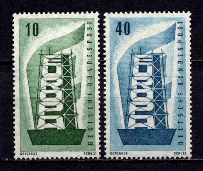 Vokietija, pilna serija, MiNr 241-242 MNH**