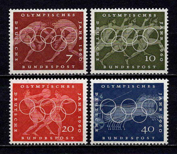 Vokietija, pilna serija, MiNr 332-335 MNH**