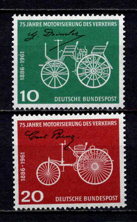Vokietija, pilna serija, MiNr 363-364 MNH**
