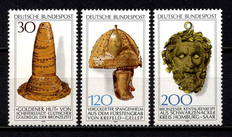 Vokietija, pilna serija, MiNr 943-945 MNH**