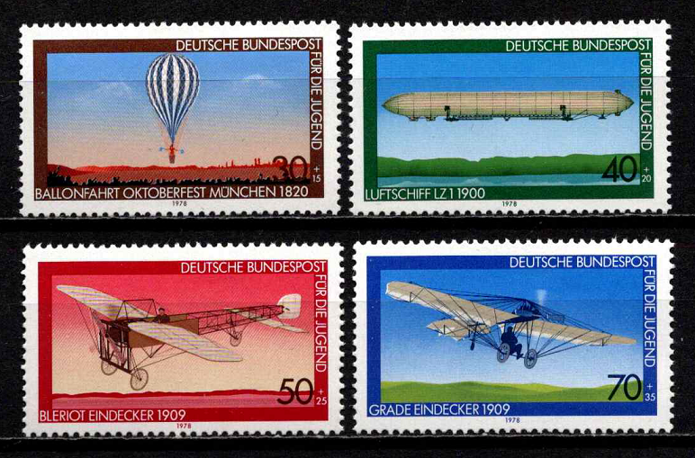 Vokietija, pilna serija, MiNr 964-967 MNH**